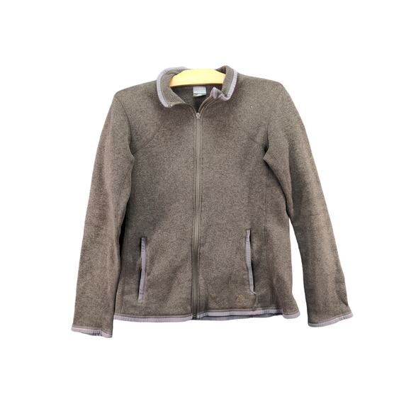 Nike ACG Full Zip Jacket Size M Brown Sherpa Fleece Lined Collared - Picture 1 of 12